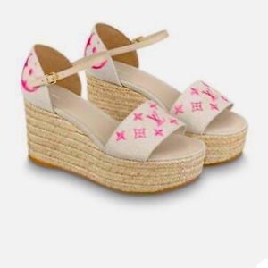 Louis Vuitton, Shoes, Louis Vuitton Starboard Wedges